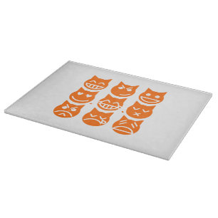 Planche À Découper Les 9 vies du chat Emoji