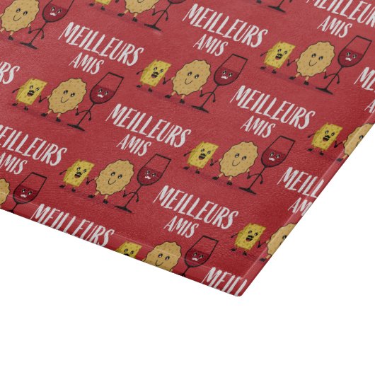 Planche À Découper Les amateurs de fromage français (Coin)