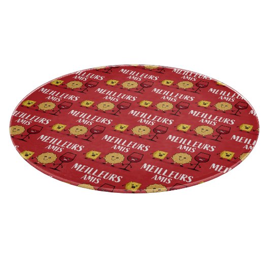 Planche À Découper Les amateurs de fromage français (Coin)