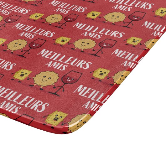 Planche À Découper Les amateurs de fromage français (Coin)