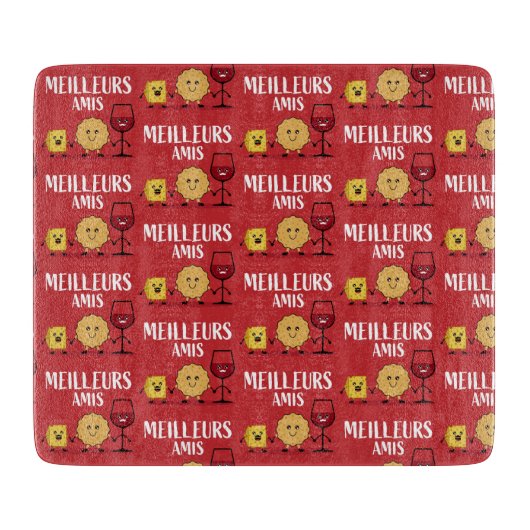 Planche À Découper Les amateurs de fromage français (Devant)