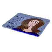 PLANCHE À DÉCOUPER LES AMIS SONT FAMILLE DU COEUR (Coin)