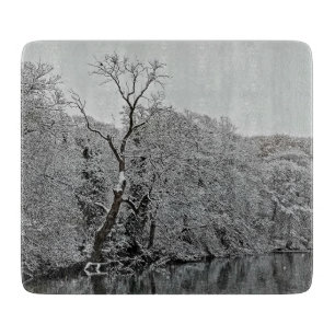 Planche À Découper Les arbres, à l'eau