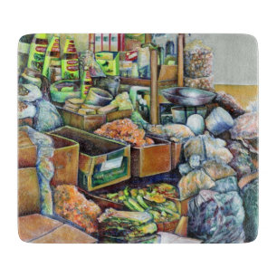 Planche À Découper Les belles promesses du centre Tekka de Singapour