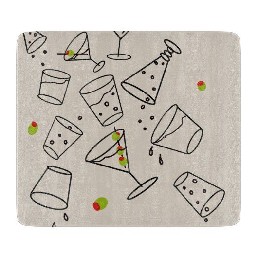 Planche à découper les boissons (Devant)