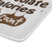 Planche À Découper Les calories du chocolat ne comptent pas (Coin)