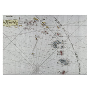 PLANCHE À DÉCOUPER LES CARAÏBE : CARTE, 1775