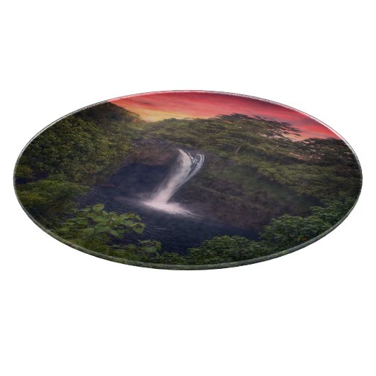 Planche À Découper Les cascades | Rainbow Falls, Hilo, Hawaii (Coin)