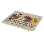 Planche À Découper Les chats sont comme des pommes chips (Coin)