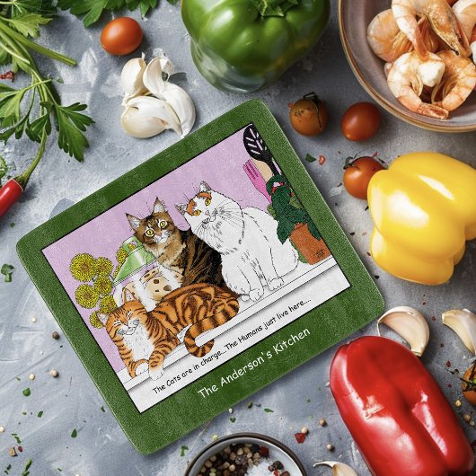 Planche À Découper Les chats sont en charge
