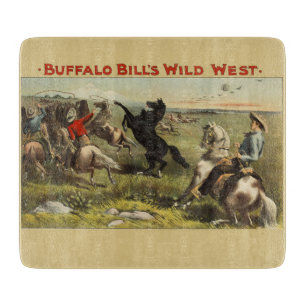 Planche À Découper Les Chevaux de l'Ouest sauvage de Buffalo Bill