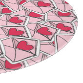 Planche À Découper Les coeurs de Valentine sur des enveloppes (Coin)