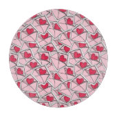 Planche À Découper Les coeurs de Valentine sur des enveloppes (Devant)