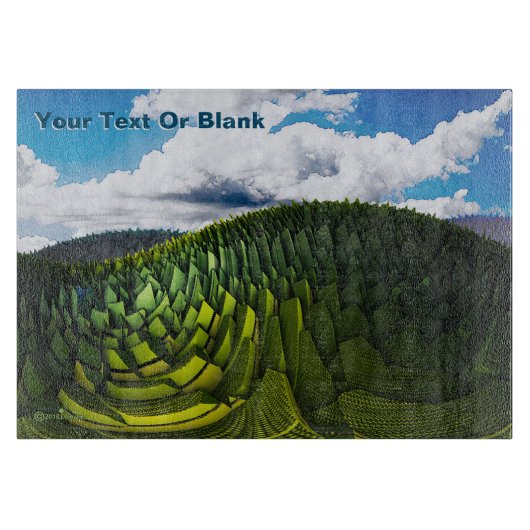 Planche À Découper Les Collines Vertes De La Terre (Devant)