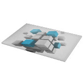 Planche À Découper Les cubes 3D de SlipperyJoe sont un arrangement ca (Coin)