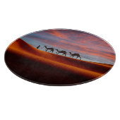 Planche À Découper Les déserts | Homme et chameaux dans les dunes de  (Coin)