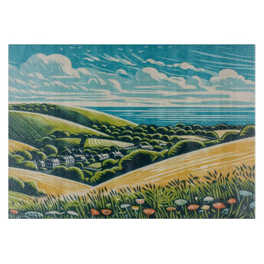 Planche À Découper Les Downs Sussex (Devant)