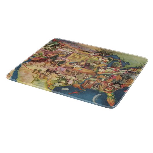 Planche À Découper Les Etats-Unis tracent - l'agriculture et (Coin)