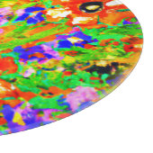 Planche À Découper "Les Fleurs Oranges" Belle Peinture. Commandez dès (Coin)