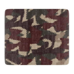 Planche À Découper Les militaires abstraits camouflent le motif
