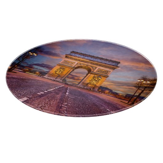 Planche À Découper Les monuments | Arc de Triomphe, Paris France (Coin)