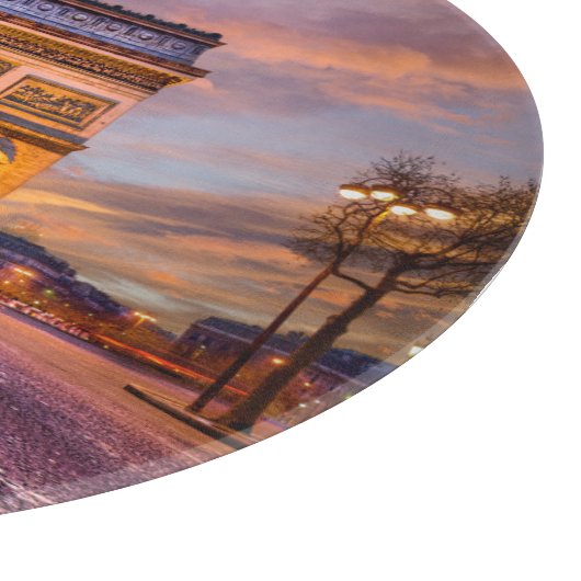 Planche À Découper Les monuments | Arc de Triomphe, Paris France (Coin)