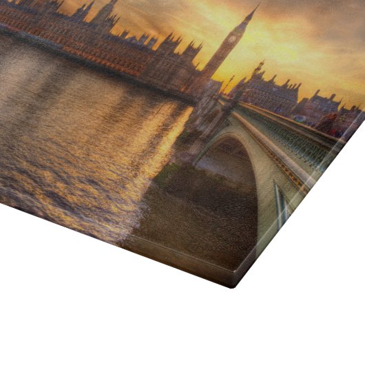 Planche À Découper Les monuments | Big Ben & Chambres du Parlement (Coin)