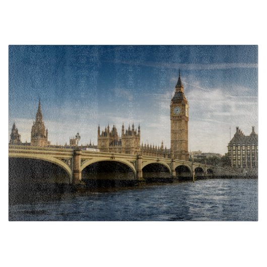 Planche À Découper Les monuments | Big Ben, Londres Angleterre (Devant)