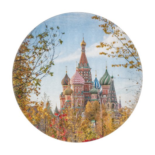 Planche À Découper Les monuments | Cathédrale Saint Basile Moscou (Devant)