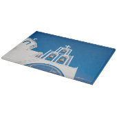 Planche À Découper Les monuments | Église grecque du dôme bleu (Coin)
