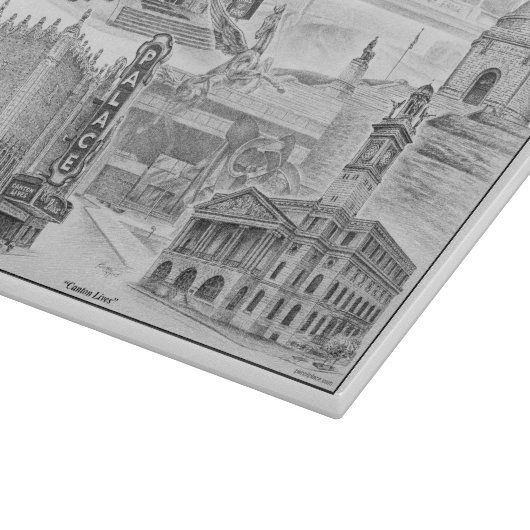 Planche À Découper Les monuments historiques du canton de l'Ohio (Coin)