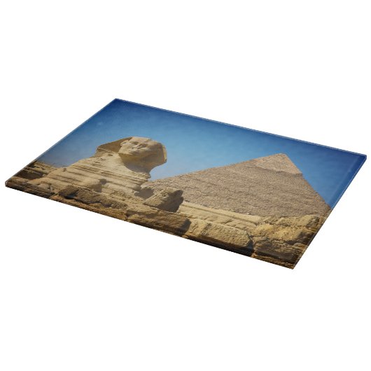 Planche À Découper Les monuments | Sphinx & Pyramide d'Egypte (Coin)