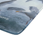 Planche À Découper Les mouettes volent au-dessus de la mer (Coin)