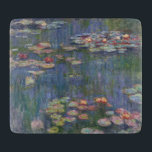 Planche À Découper Les nénuphars de Claude Monet<br><div class="desc">Ce tableau est une série de peintures à l'huile de l'impressionniste français Claude Monet (1840-1926) représentant le jardin fleuri de Monet à Giverny et qui ont été le principal objet de la production artistique de Monet pendant les trente dernières années de sa vie.</div>