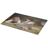 Planche À Découper Les Noisettes : Les jeunes filles ramassent les no (Coin)