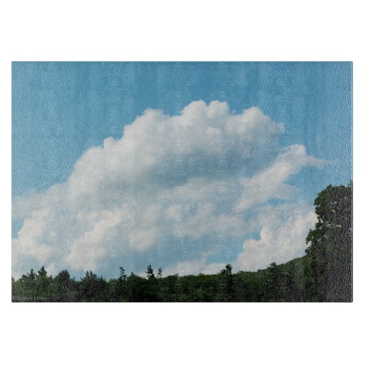 Planche À Découper Les nuages rencontrent les arbres (Devant)