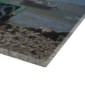 Planche À Découper Les palourdes sur le tableau de coupe de l'île Orc (Coin)