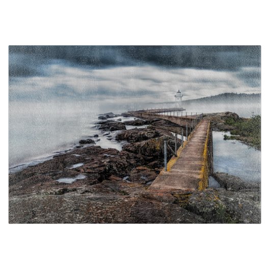 Planche À Découper Les phares | Phare du Grand Marais Minnesota (Devant)