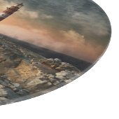 Planche À Découper Les phares | Phare rouge et blanc (Coin)