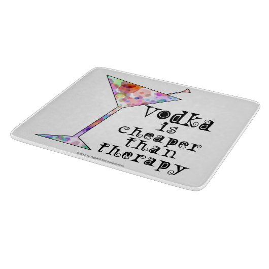 PLANCHE À DÉCOUPER LES PLANCHES À DÉCOUPER, VODKA EST MEILLEUR MARCHÉ (Coin)