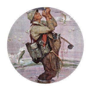 Planche À Découper Les poissons sautent