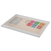 Planche À Découper Les premiers timbres d'étape d'Israël (Coin)