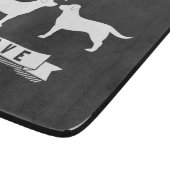 Planche À Découper Les Retrievers du Labrador adorent (Coin)