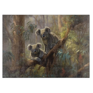 Planche À Découper Les rêves de la forêt de Koala