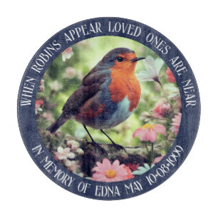 Planche À Découper Les Robins Apparaissent Quand Les Aimés Sont Près 