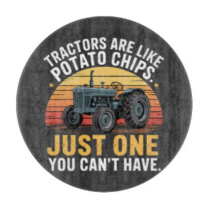 Planche À Découper Les tracteurs sont comme des chips