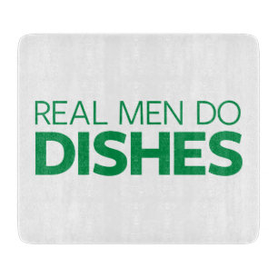Planche À Découper Les vrais hommes font des plats