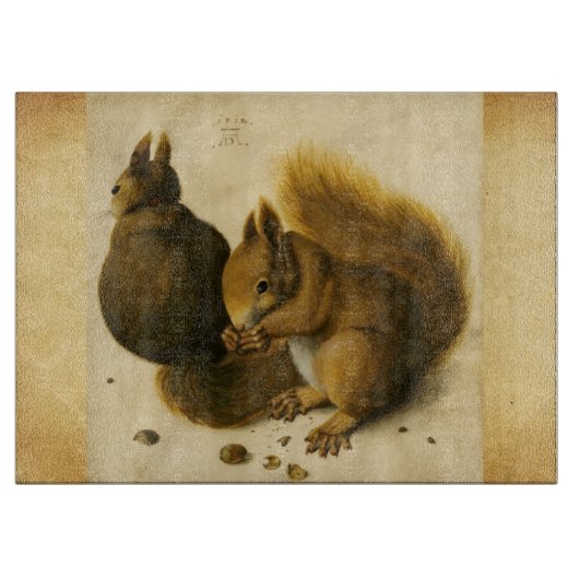 Planche À Découper L'ESCALIER AVEC LES NUTS Albrecht Durer Parchemin (Devant)