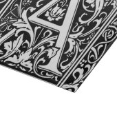 Planche À Découper Lettre A Monogramme Médiéval Art Nouveau (Coin)