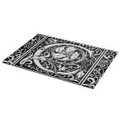 Planche À Découper Lettre C Monogramme médiéval Art Nouveau (Coin)